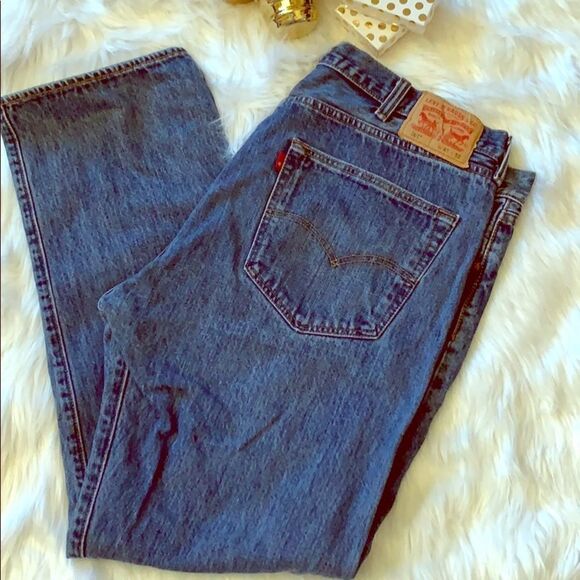 ORIGINAL Levis 501 Button Fly High Rise Jeans 42x32 RARE Vintage - Picture 1 of 4